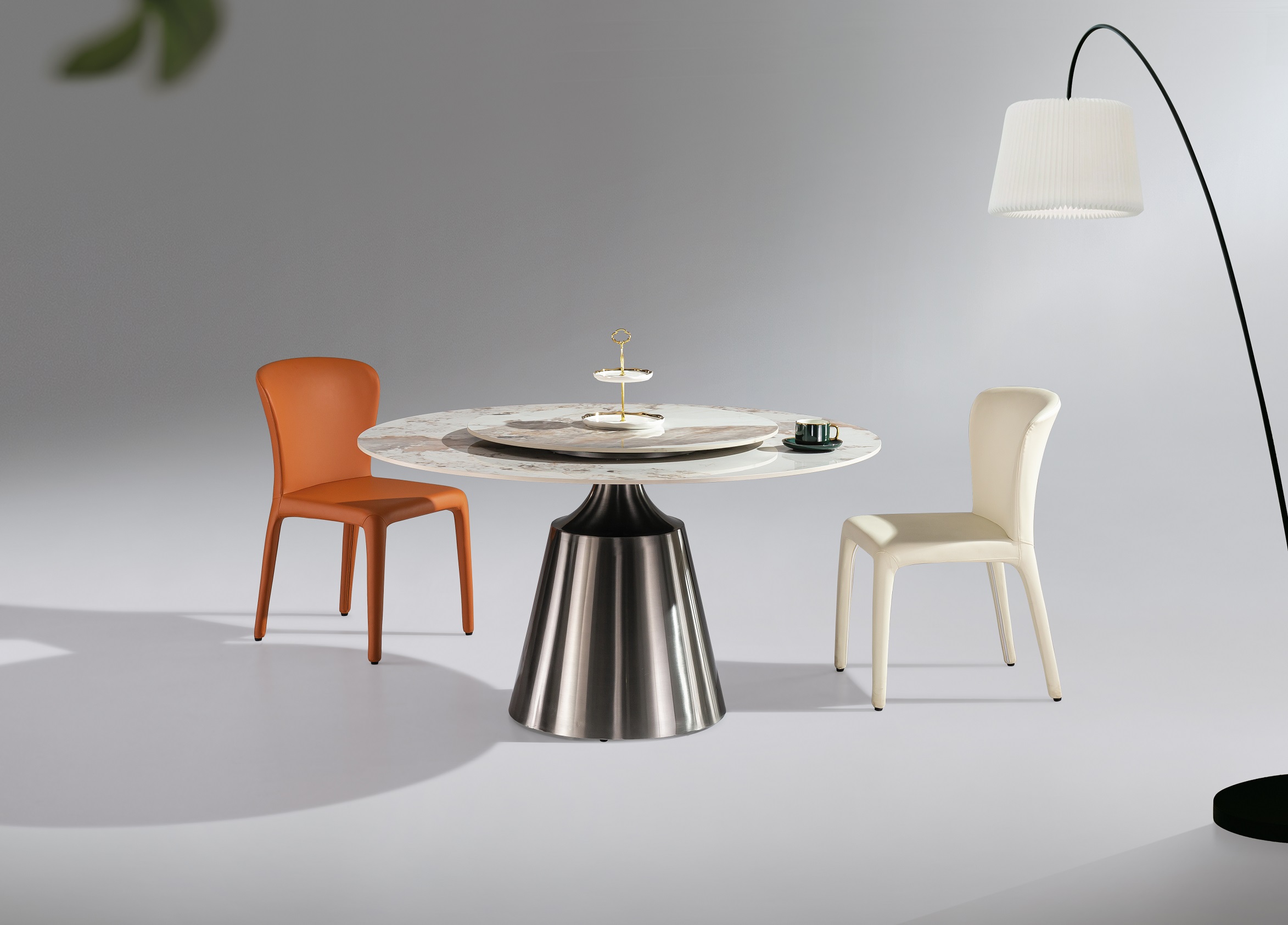 岩板餐台 圆桌 岩板餐台 圆桌