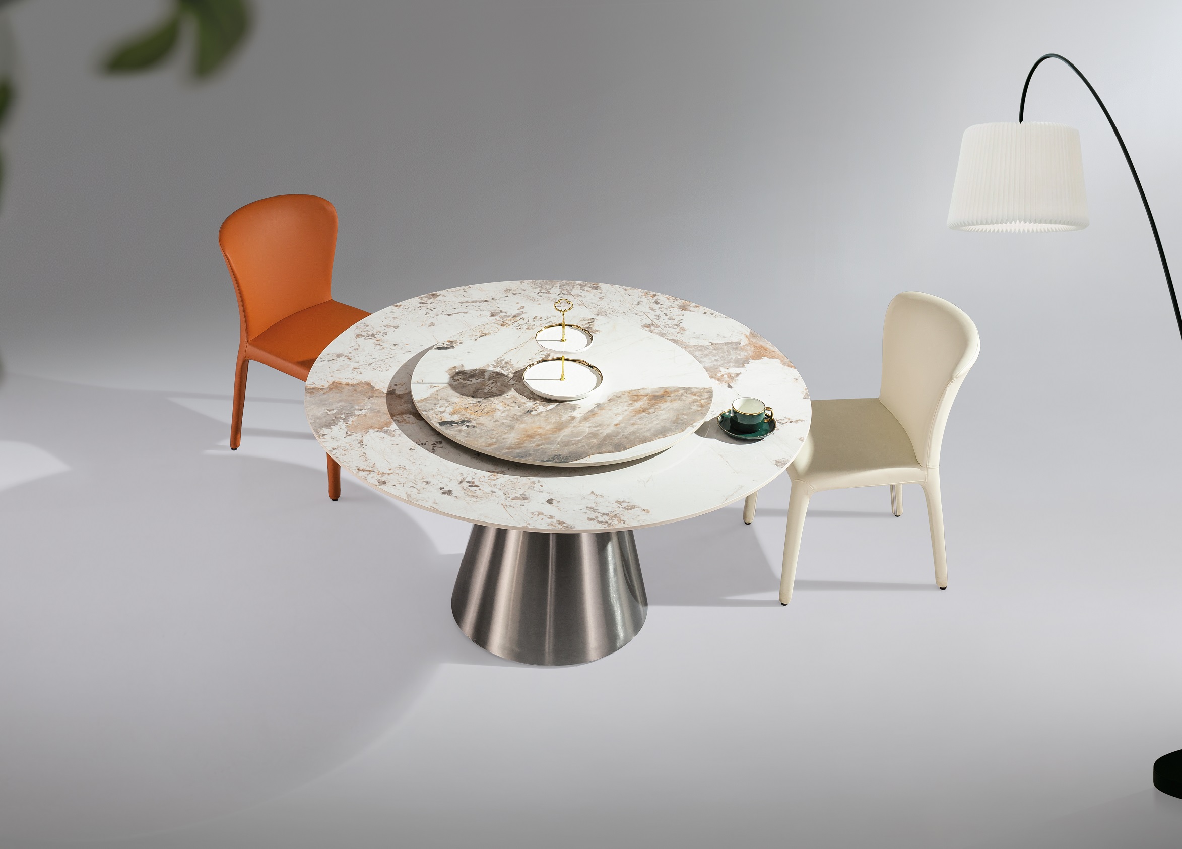 岩板餐台 圆桌 岩板餐台 圆桌