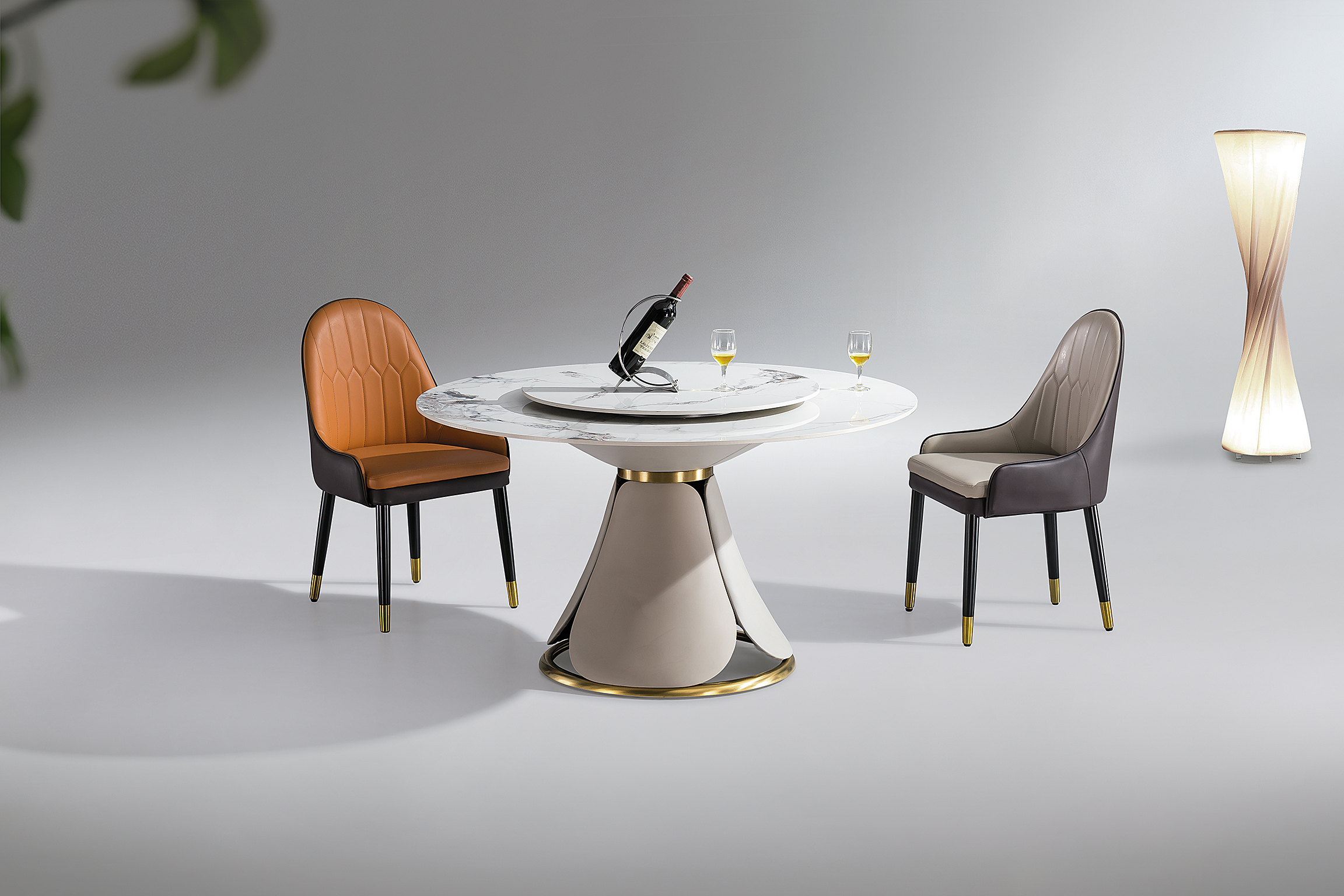 岩板餐台 圆桌 岩板餐台 圆桌