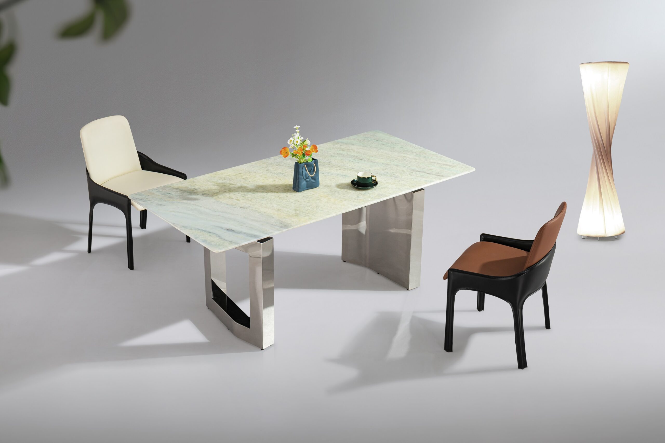 奢石餐桌 方桌 奢石餐桌 方桌