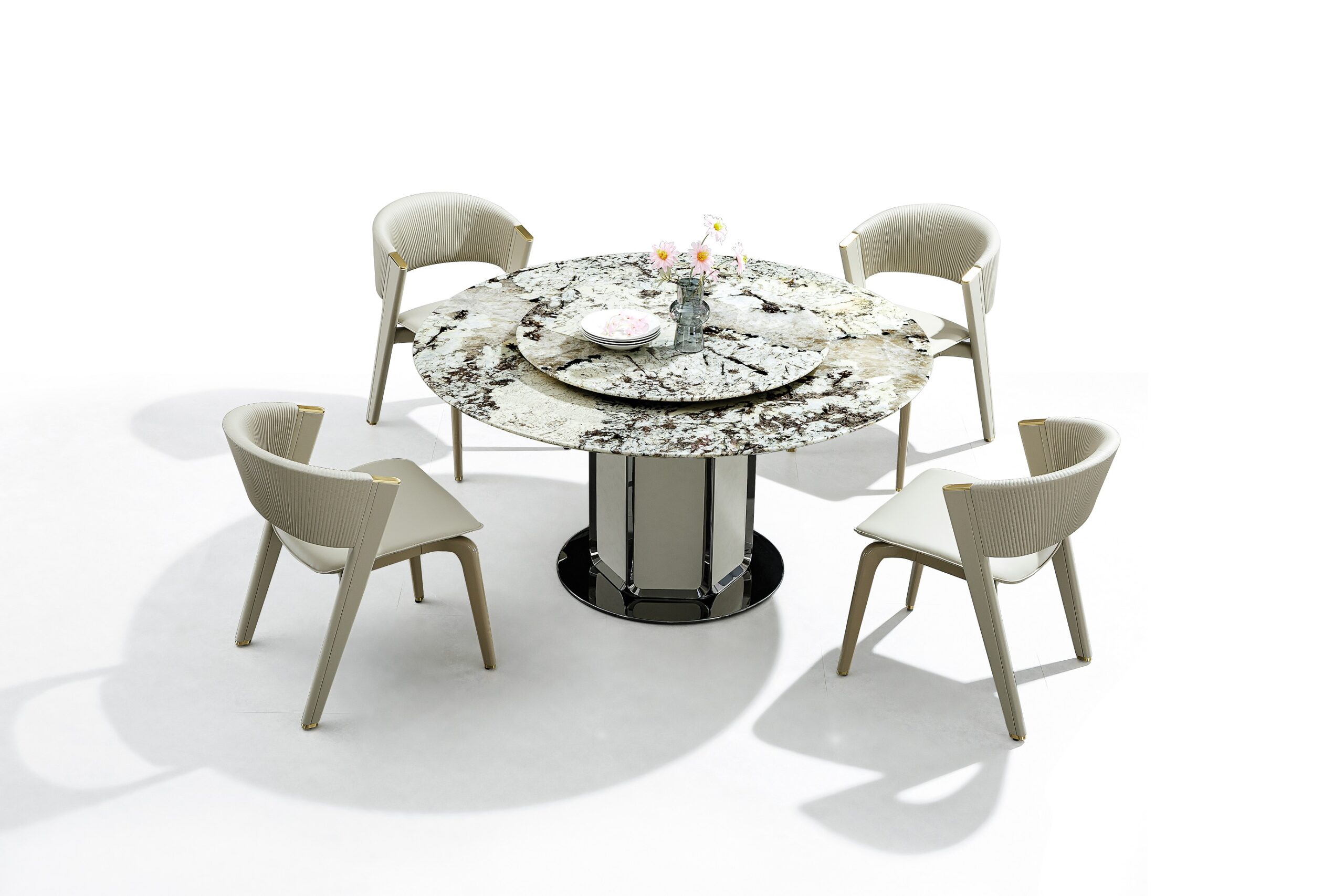 奢石餐桌 圆桌 奢石餐桌 圆桌