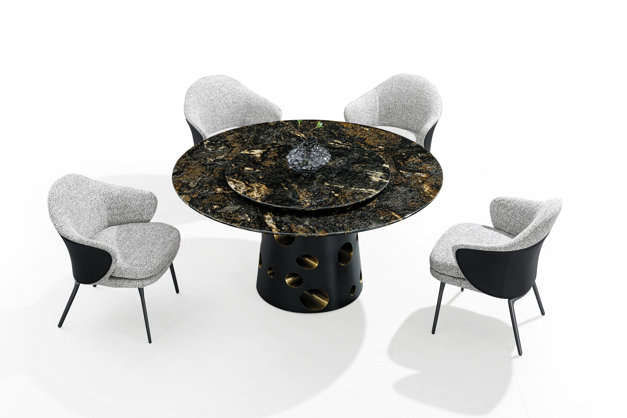 奢石餐桌 圆桌 奢石餐桌 圆桌