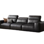 极简风 靠包可调节 包边工艺 头层牛皮沙发