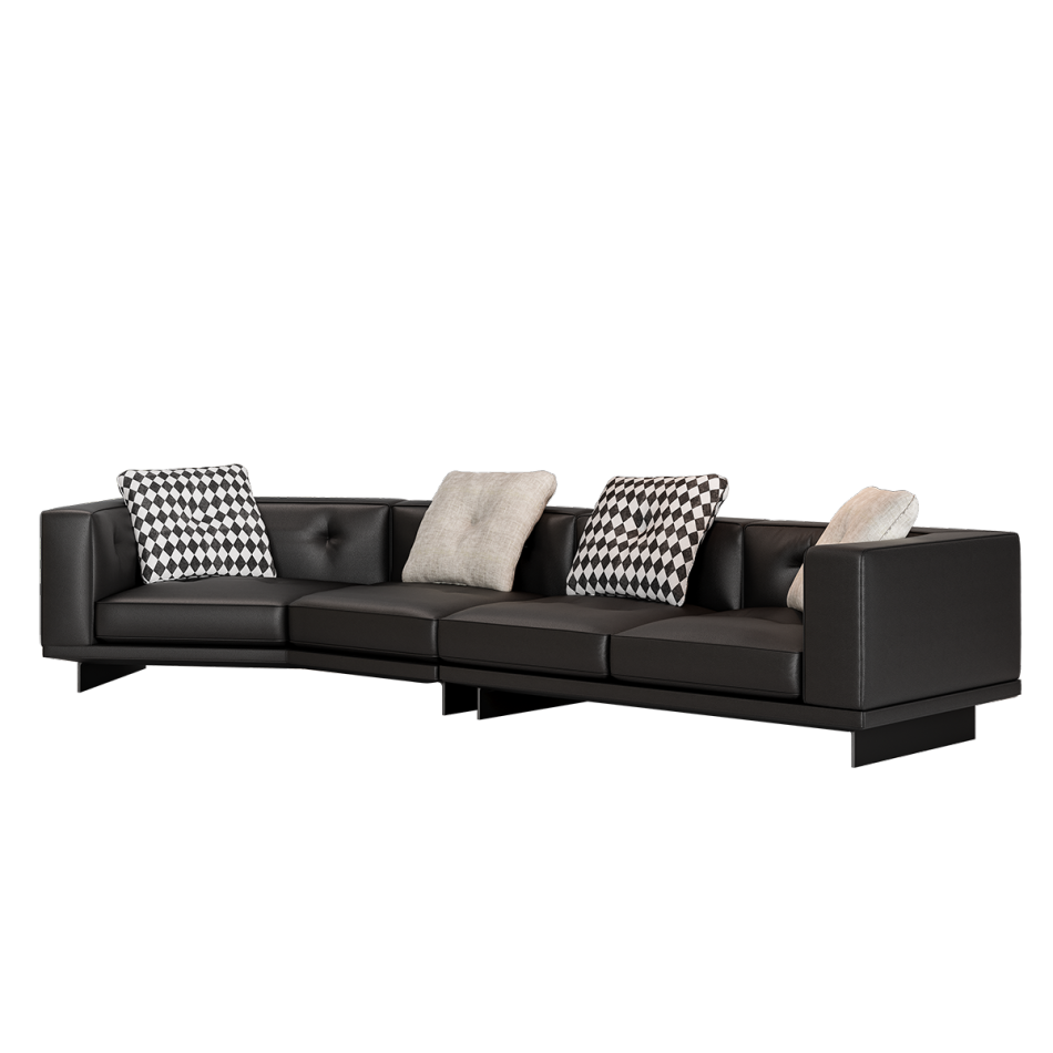 设计师款 迪兰沙发 极简风时尚家用头层牛皮荔枝纹异形沙发 设计师款 迪兰沙发 极简风时尚家用头层牛皮荔枝纹异形沙发