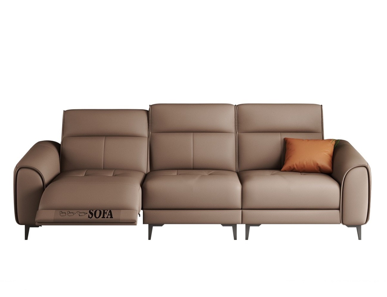 客厅头层牛皮荔枝纹沙发 意式极简风零靠墙沙发电动功能抬脚沙发 客厅头层牛皮荔枝纹沙发 意式极简风零靠墙沙发电动功能抬脚沙发