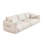 设计师款 米尔顿沙发 意式极简风格 客厅小户型头层牛皮落地款直排沙发