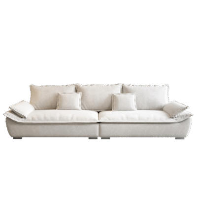 帆船沙发 意式极简客厅磨砂布软包沙发组合沙发