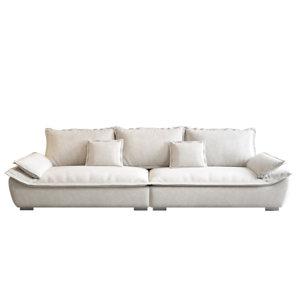 帆船沙发 意式极简客厅磨砂布软包沙发组合沙发