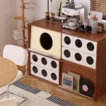 中古风系列 大小户型客厅公寓简约收纳置物拼接装饰柜