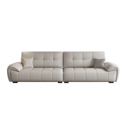 意式极简风生态真皮沙发客厅舒适软包沙发组合沙发