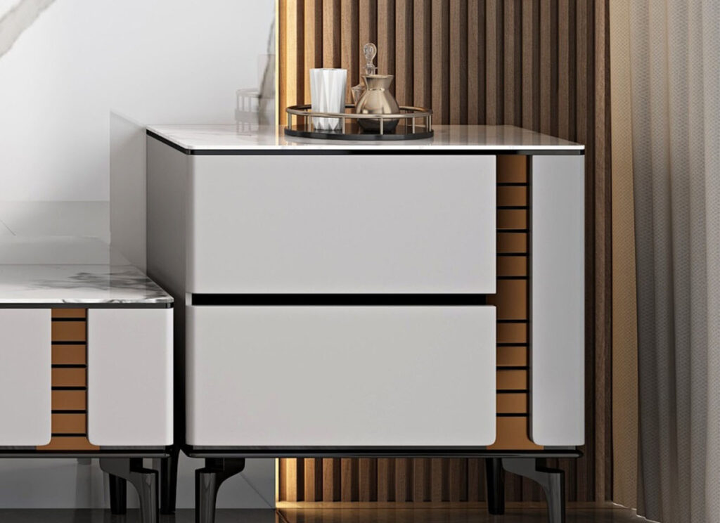 意式极简客厅百达翡丽岩板柜家用简约收纳边柜