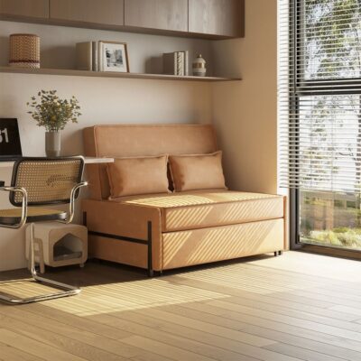 时尚极简风格三防科技布沙发床家用软包沙发床