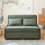 极简风格沙发 简约家用绿色储物款折叠沙发床 三款长度可选