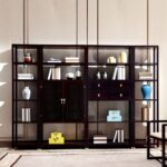 新中式系列 东南亚红檀木家用一体组合装饰柜