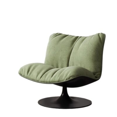 设计师款 marilyn玛丽莲椅 意式极简客厅绒布鸭嘴旋转休闲椅