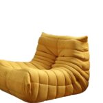 设计师款 togo毛毛虫 现代风格简约客厅磨砂布懒人休闲椅