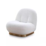 设计师款 雪梨椅 创意轻奢泰迪绒懒人客厅沙发椅单人沙发