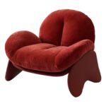 设计师款 壁球椅 意式极简客厅单人沙发扶手椅