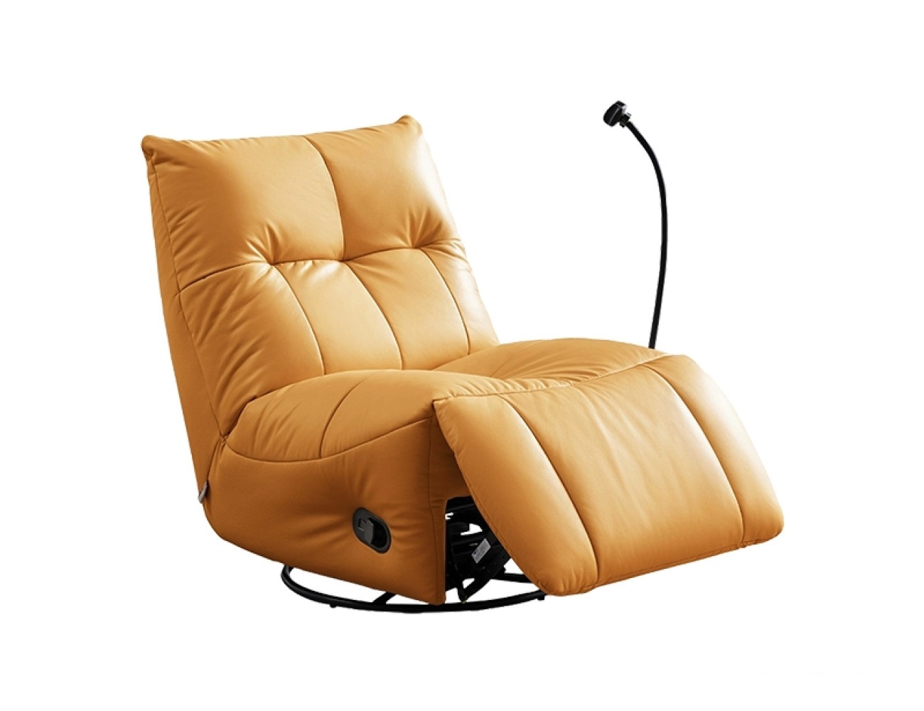 意式极简客厅多功能单人手动椅家用旋转带手机机支架懒人躺椅休闲椅 意式极简客厅多功能单人手动椅家用旋转带手机机支架懒人躺椅休闲椅