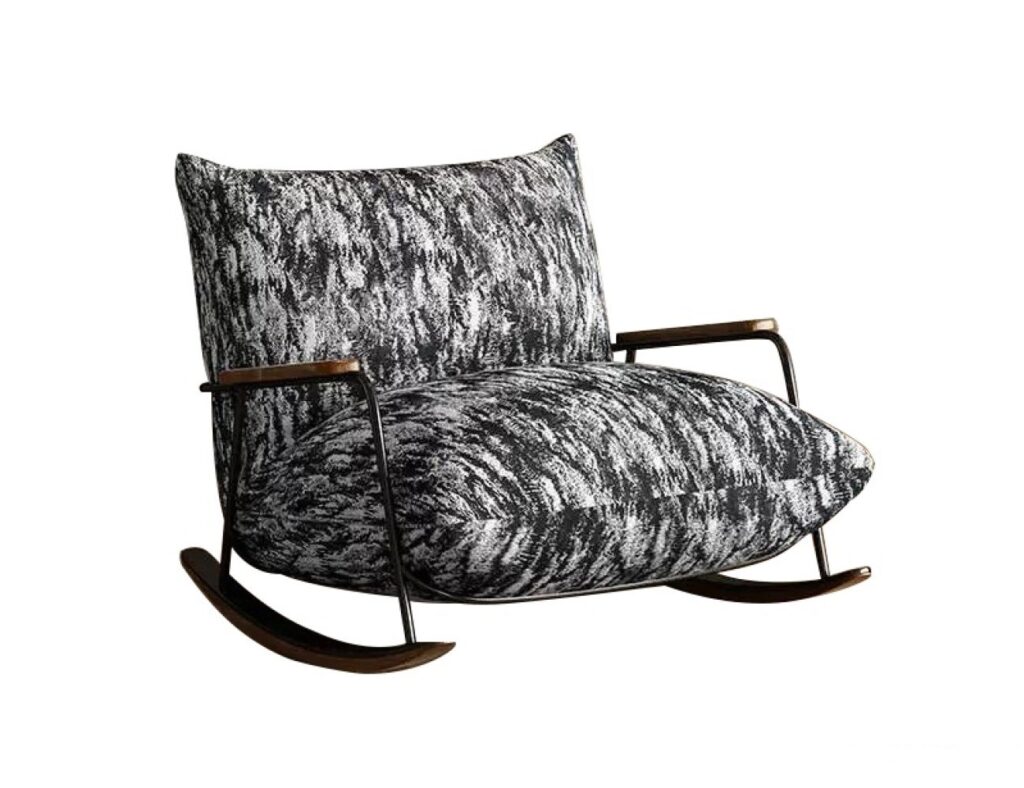 设计师款 摇摇椅 意式极简懒人单人沙发客厅躺椅阳台休闲椅