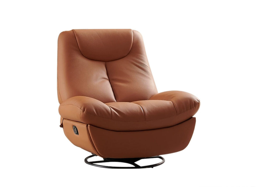 意式极简风家用客厅卧室多功能手动沙发椅休闲椅躺椅