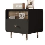 复古中古风扪皮收纳柜卧室床头柜(祥云42)