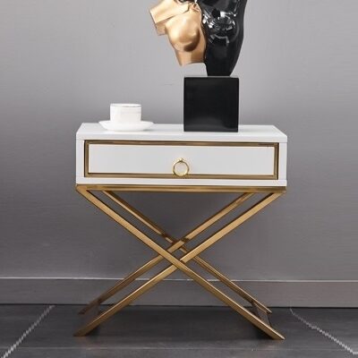 轻奢ins风床头柜现代简约迷你收纳柜油漆工艺床边柜