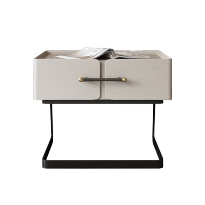 极简风置物床边柜 时尚创意家用油漆床头柜