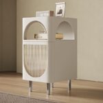 极简风格 烤漆工艺玻璃门时尚小尺寸床头柜