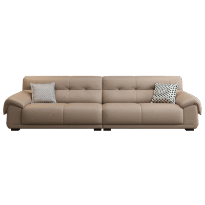 意式极简家用客厅猫抓皮软包沙发简约舒适组合沙发