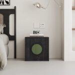 中古风系列 模块组合柜复古简约小方柜客厅卧室收纳储物柜边柜