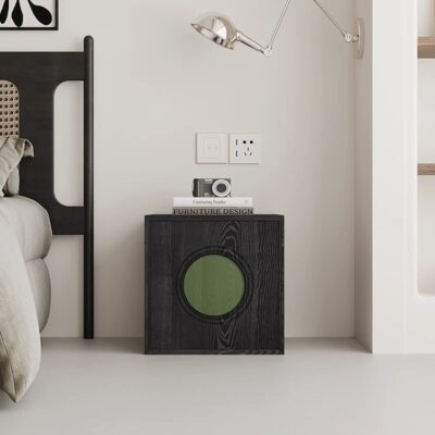 中古风系列 模块组合柜复古简约小方柜客厅卧室收纳储物柜边柜