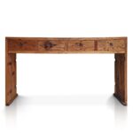 寂美系列 榆木做旧处理实木柜侘寂风入户玄关柜