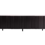 迪多那系列 意式极简客厅6mm厚巴西水晶灰收纳餐边柜