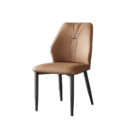 极简风餐厅猫抓皮软包餐椅无扶手餐椅