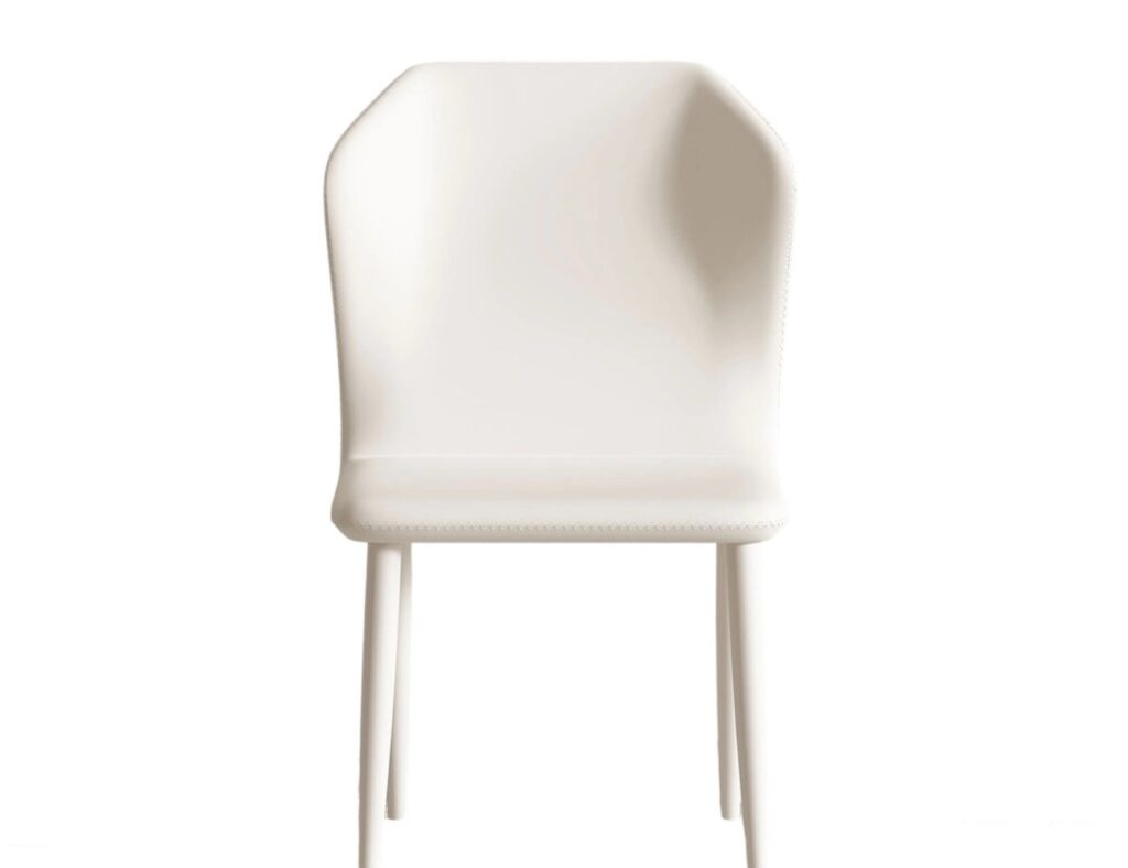 奶油风网红蝴蝶椅 家用餐厅西皮软包舒适餐椅