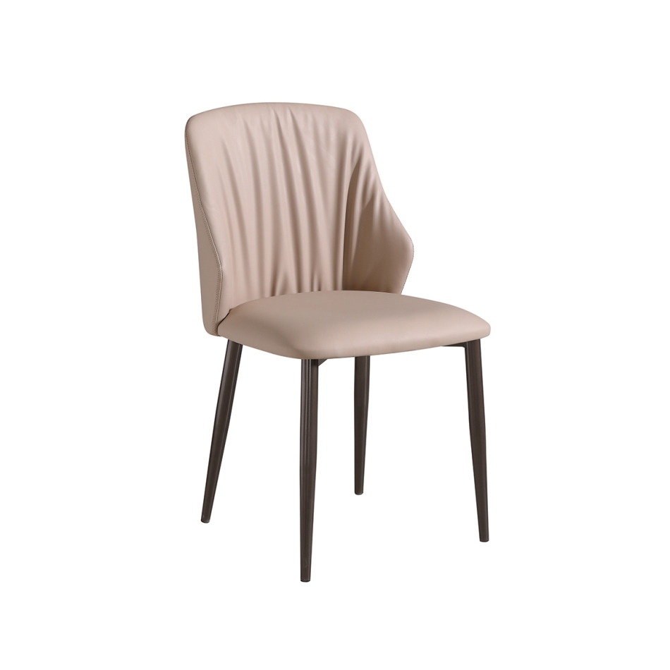 意式极简风无扶手餐椅 家用简约餐厅皮艺软包餐椅 意式极简风无扶手餐椅 家用简约餐厅皮艺软包餐椅