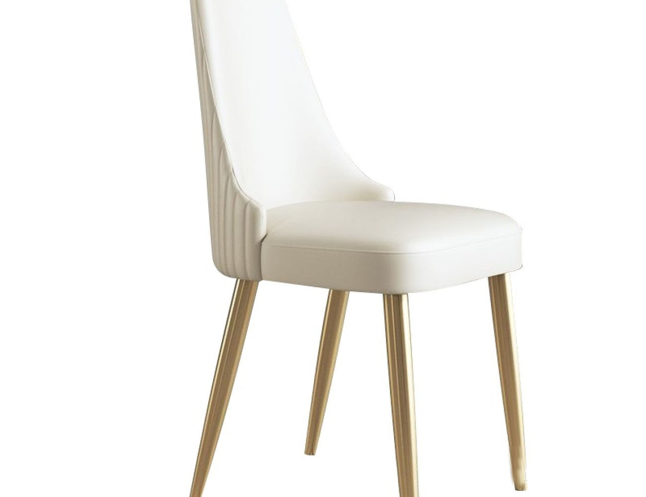 轻奢餐椅家用靠背椅书房美甲化妆椅意式创意餐厅网红皮椅子(米白色) 轻奢餐椅家用靠背椅书房美甲化妆椅意式创意餐厅网红皮椅子(米白色)