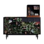 中古风系列 简约客厅白蜡木挪威森林餐边柜