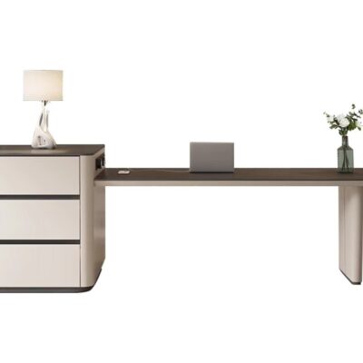 意式极简大户型家用12mm哑光纯黑岩板台面多功能带充电收纳一体岛台