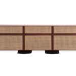 迪多那系列 中古风多层板贴花梨木皮收纳柜家用餐厅客厅餐边柜