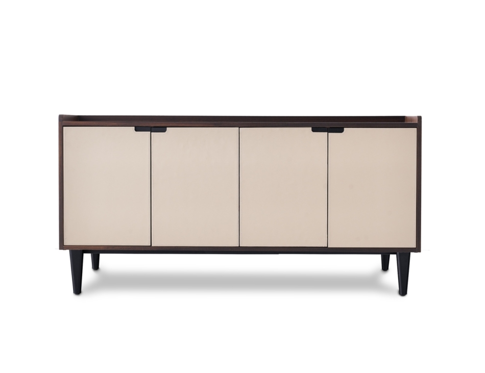 迪多那系列 意式极简木面收纳柜客厅扪马鞍皮柜门储物餐边柜 迪多那系列 意式极简木面收纳柜客厅扪马鞍皮柜门储物餐边柜