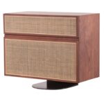 迪多那系列 中古风多层板贴花梨木皮收纳柜家用餐厅客厅餐边柜