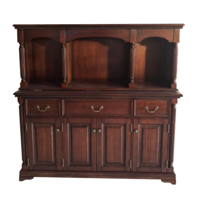 洛伊斯美式简美 家用简约餐厅入户柜进口非洲加蓬安东木餐边柜