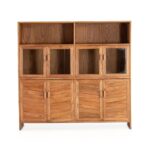 寂美系列 侘寂风榆木做旧风化储物柜客厅餐厅大容量餐边柜