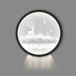 现代简约三色变光壁灯 卧室床头衣帽间过道楼梯照明灯