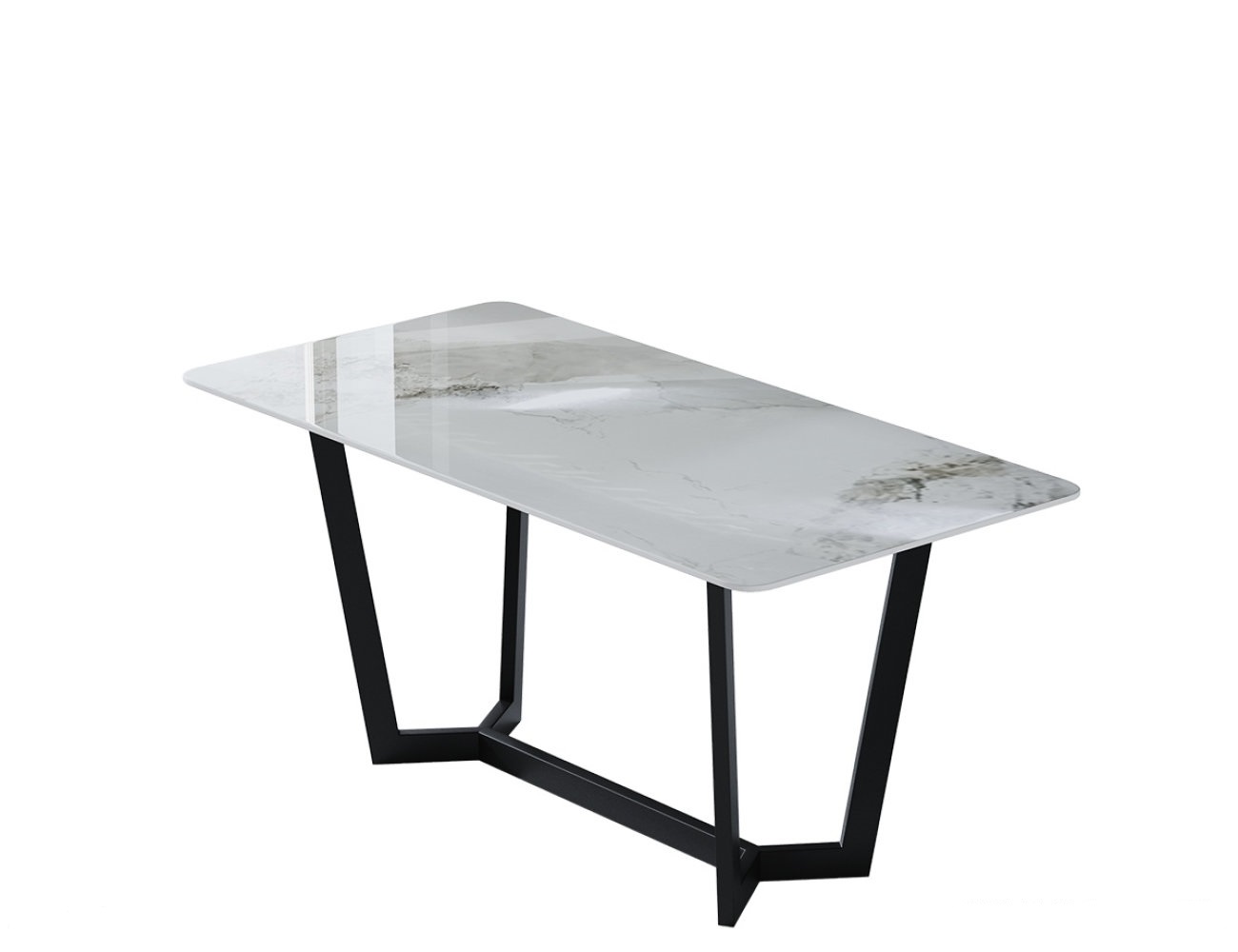 爆品系列 设计师款 concorde 意式极简家用大气直角餐桌亮光岩板长餐桌 爆品系列 设计师款 concorde 意式极简家用大气直角餐桌亮光岩板长餐桌