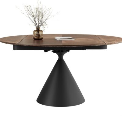 中古风家用餐桌 简约时尚餐厅大小户型伸缩功能桌