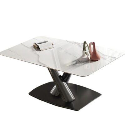 意式简约长方形岩板餐台极简风家用大小户型餐厅餐桌