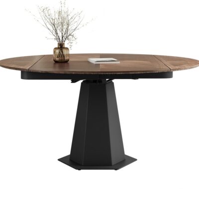 中古风家用餐桌 时尚简约餐厅大小户型伸缩功能桌